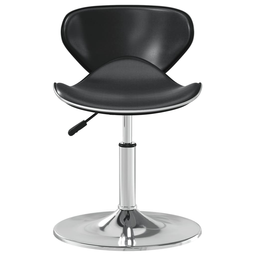 vidaXL Scaun de bar, negru, piele ecologică vidaXL Scaun de bar, negru, piele ecologică