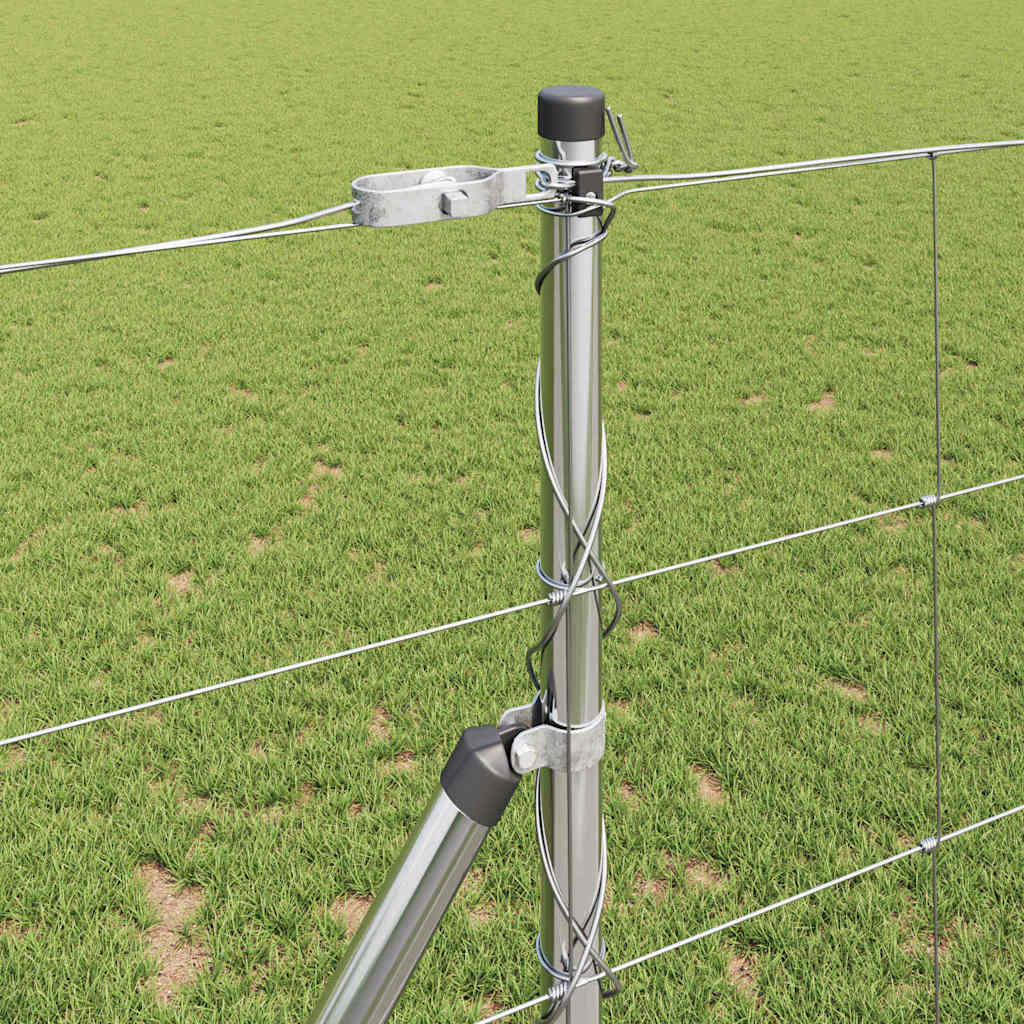 vidaXL Stâlp de gard. Galvanizat 25 x 1,2 m Oțel