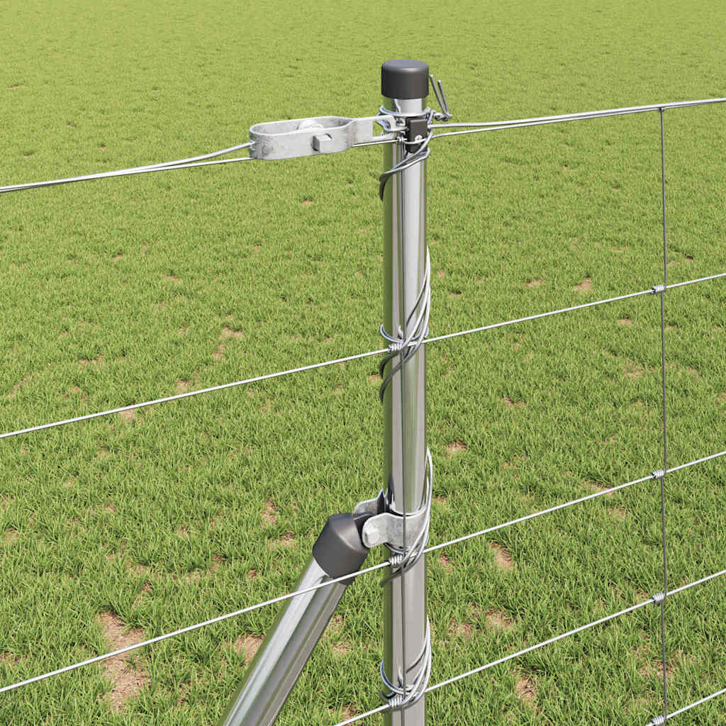 vidaXL Stâlp de gard. Galvanizat 25 x 1,2 m Oțel