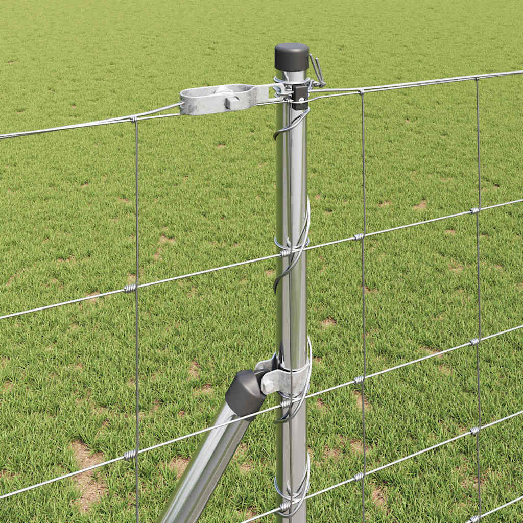 vidaXL Stâlp de gard. Galvanizat 25 x 1,2 m Oțel