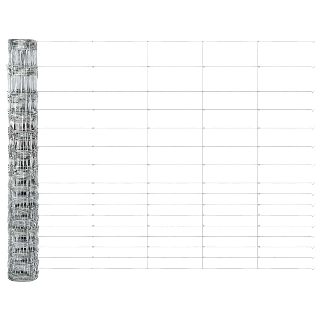 vidaXL Stâlp de gard. Galvanizat 25 x 1,2 m Oțel