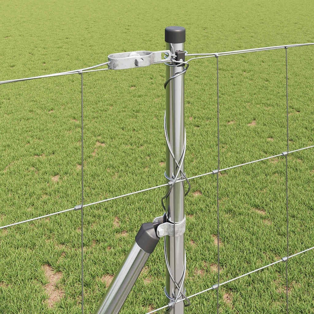 vidaXL Stâlp de gard. Galvanizat 50 x 1,2 m Oțel