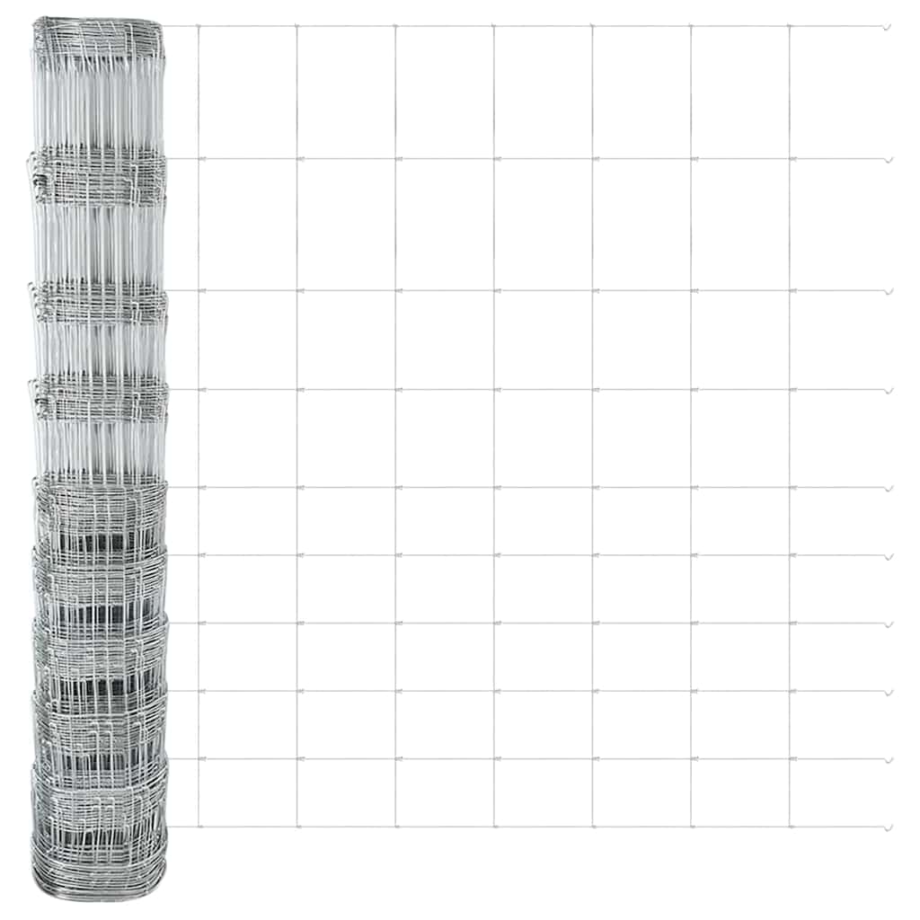 vidaXL Stâlp de gard. Galvanizat 50 x 1,2 m Oțel