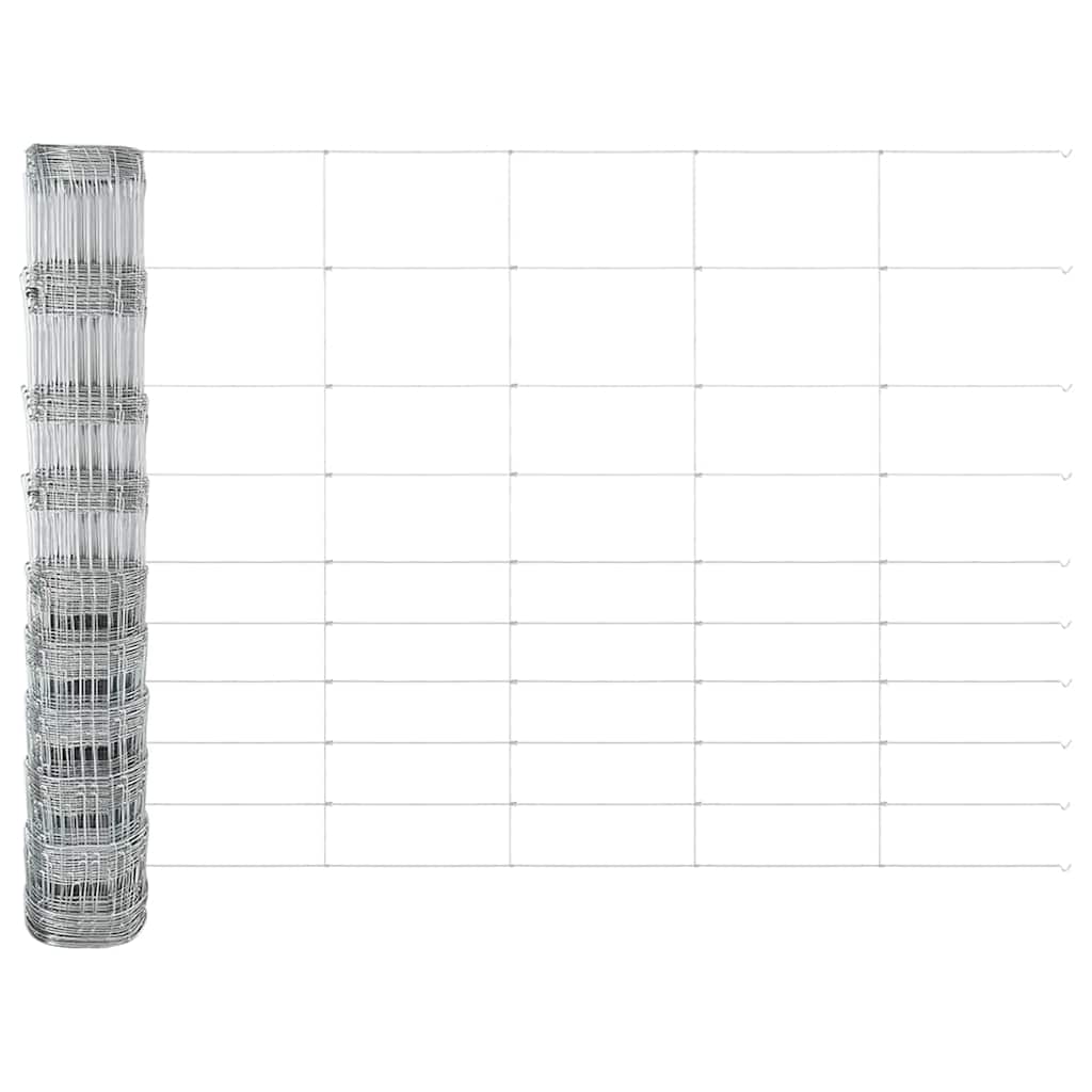 vidaXL Stâlp de gard. Galvanizat 50 x 1,2 m Oțel