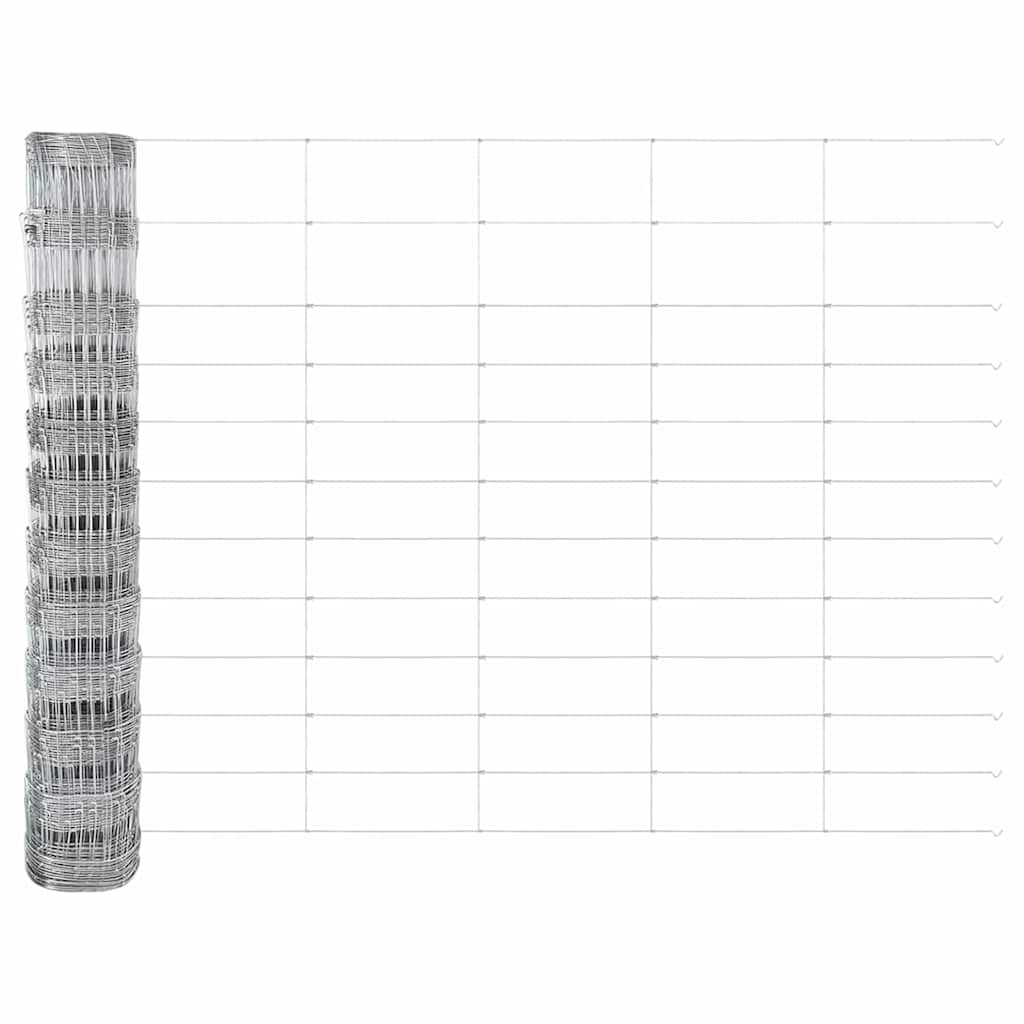 vidaXL Stâlp de gard. Galvanizat 50 x 1,2 m Oțel