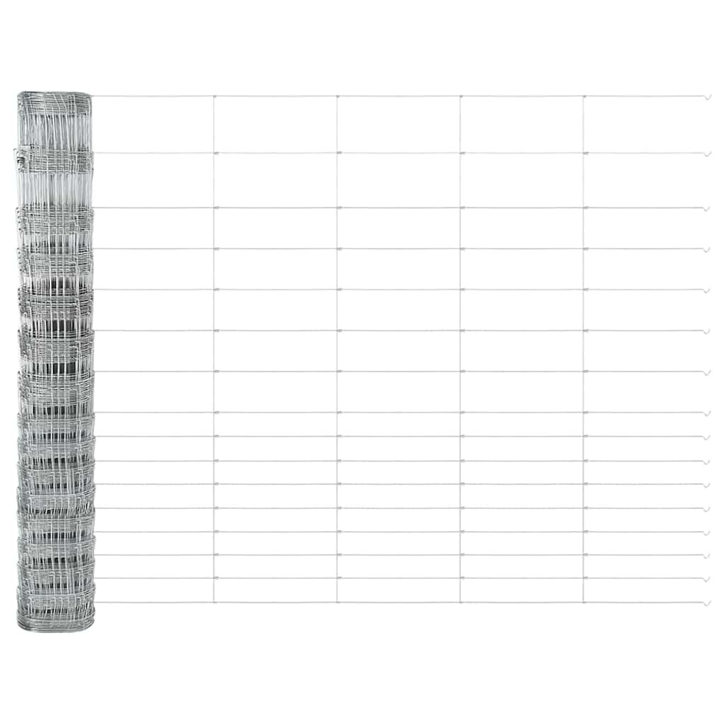 vidaXL Stâlp de gard. Galvanizat 50 x 1,2 m Oțel