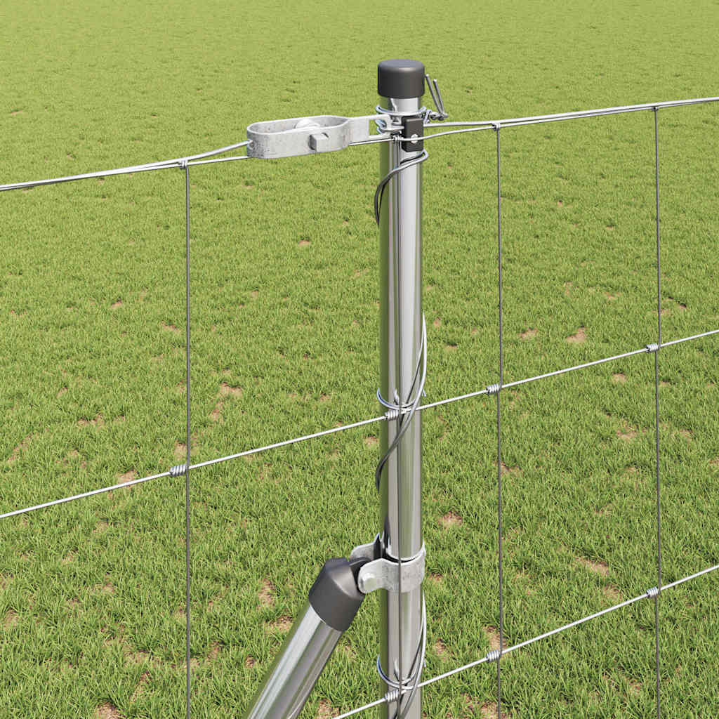 vidaXL Stâlp de gard. Galvanizat 50 x 1,4 m Oțel