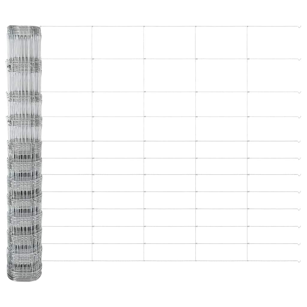 vidaXL Stâlp de gard. Galvanizat 50 x 1,4 m Oțel