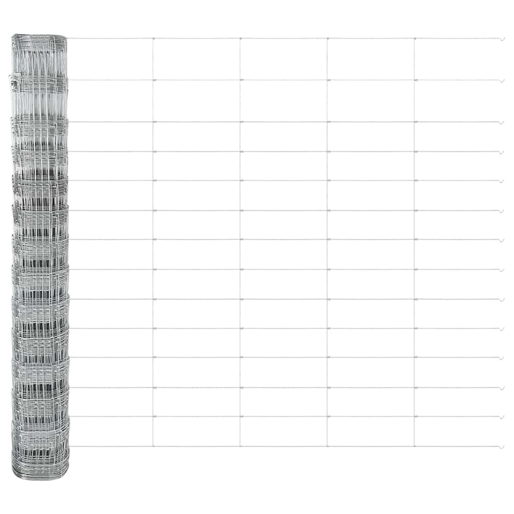 vidaXL Stâlp de gard. Galvanizat 50 x 1,4 m Oțel