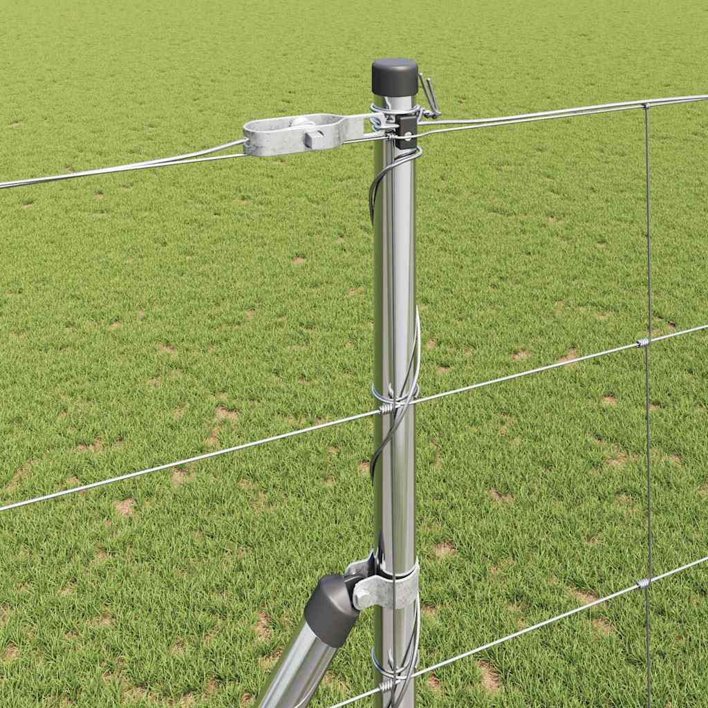 vidaXL Stâlp de gard. Galvanizat 50 x 1,5 m Oțel