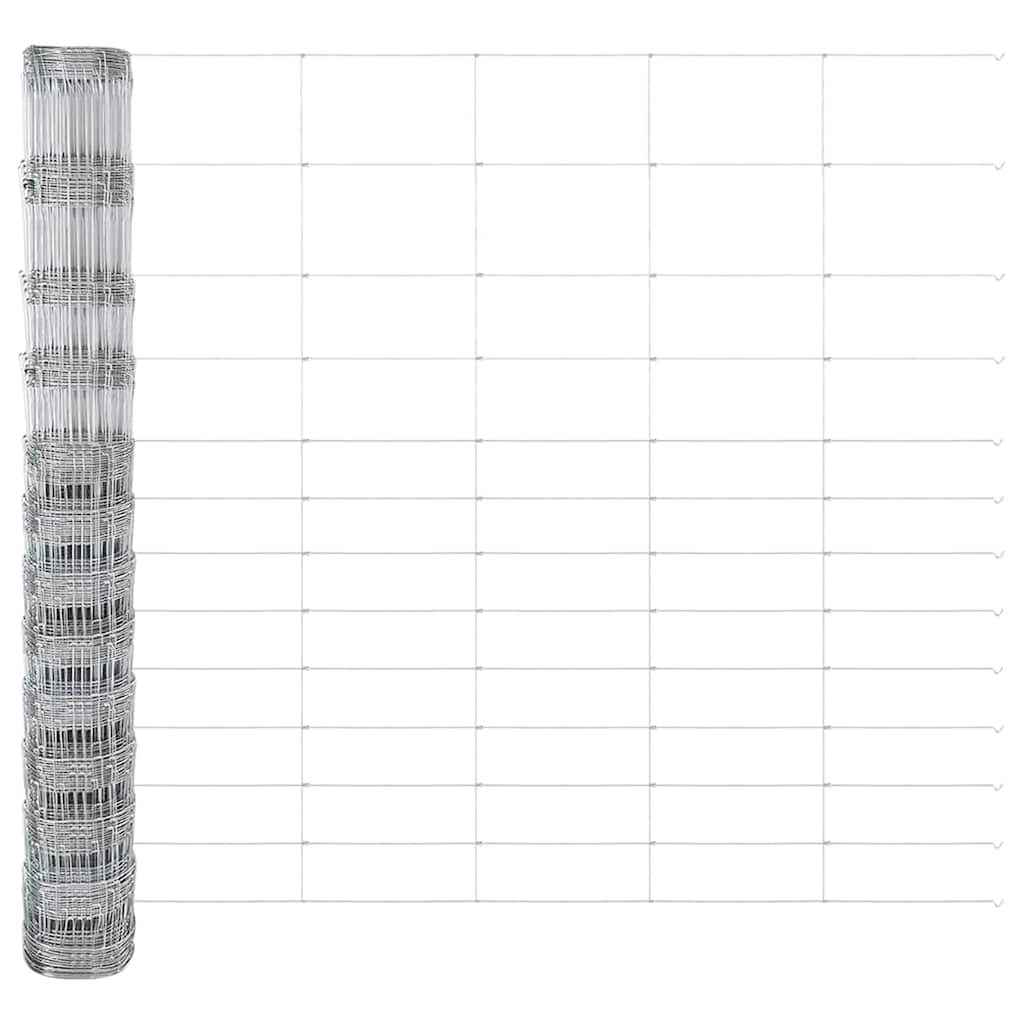 vidaXL Stâlp de gard. Galvanizat 50 x 1,5 m Oțel