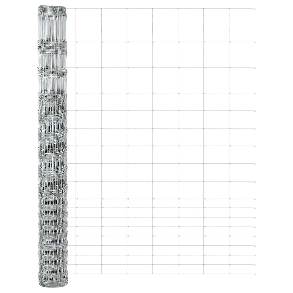 vidaXL Stâlp de gard. Galvanizat 50 x 1,5 m Oțel