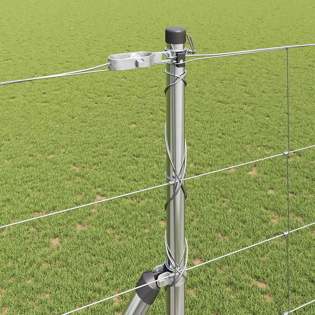 vidaXL Stâlp de gard. Galvanizat 50 x 1,6 m Oțel