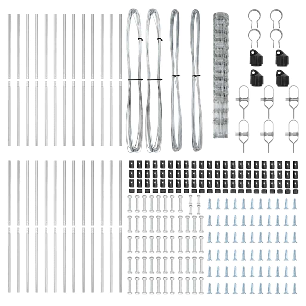 vidaXL Stâlp de gard. Galvanizat 50 x 1,6 m Oțel