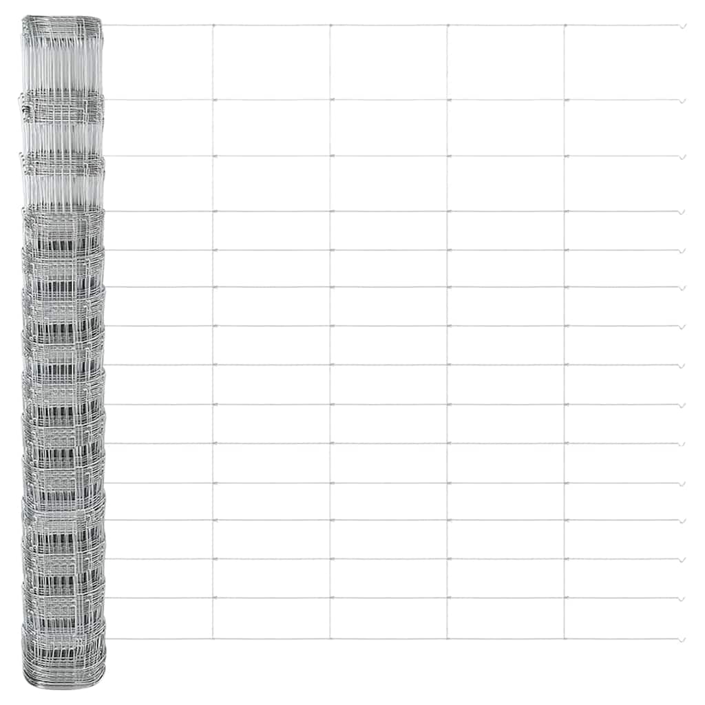 vidaXL Stâlp de gard. Galvanizat 50 x 1,6 m Oțel