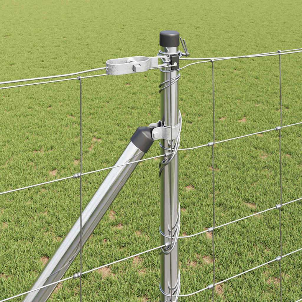 vidaXL Stâlp de gard. Galvanizat 25 x 1,2 m Oțel