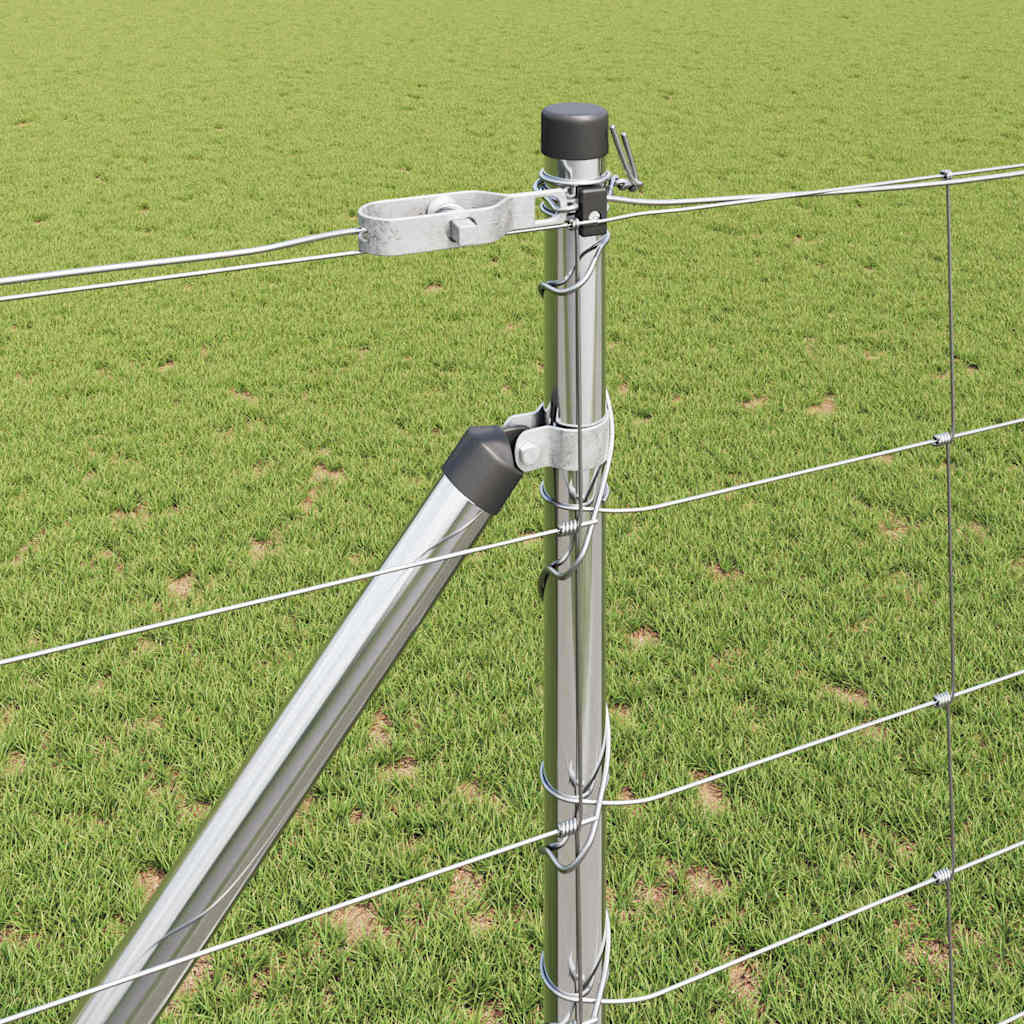 vidaXL Stâlp de gard. Galvanizat 25 x 1,2 m Oțel