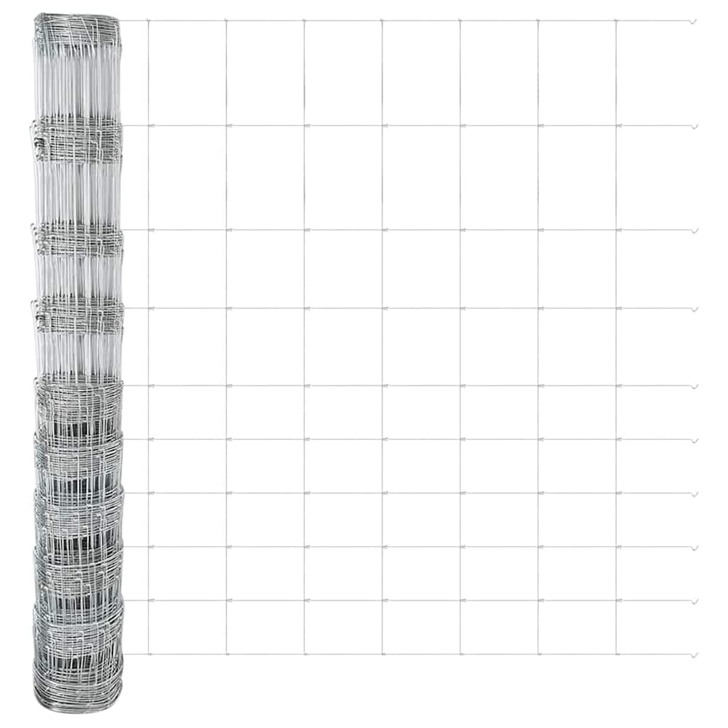 vidaXL Stâlp de gard. Galvanizat 50 x 1,2 m Oțel