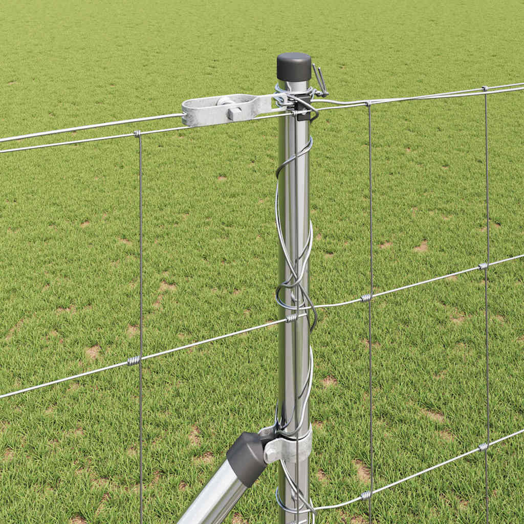 vidaXL Stâlp de gard. Galvanizat 50 x 1,4 m Oțel