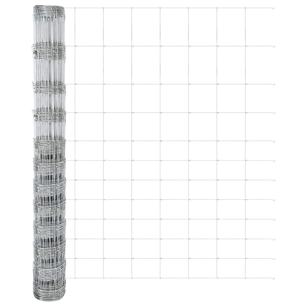 vidaXL Stâlp de gard. Galvanizat 50 x 1,4 m Oțel