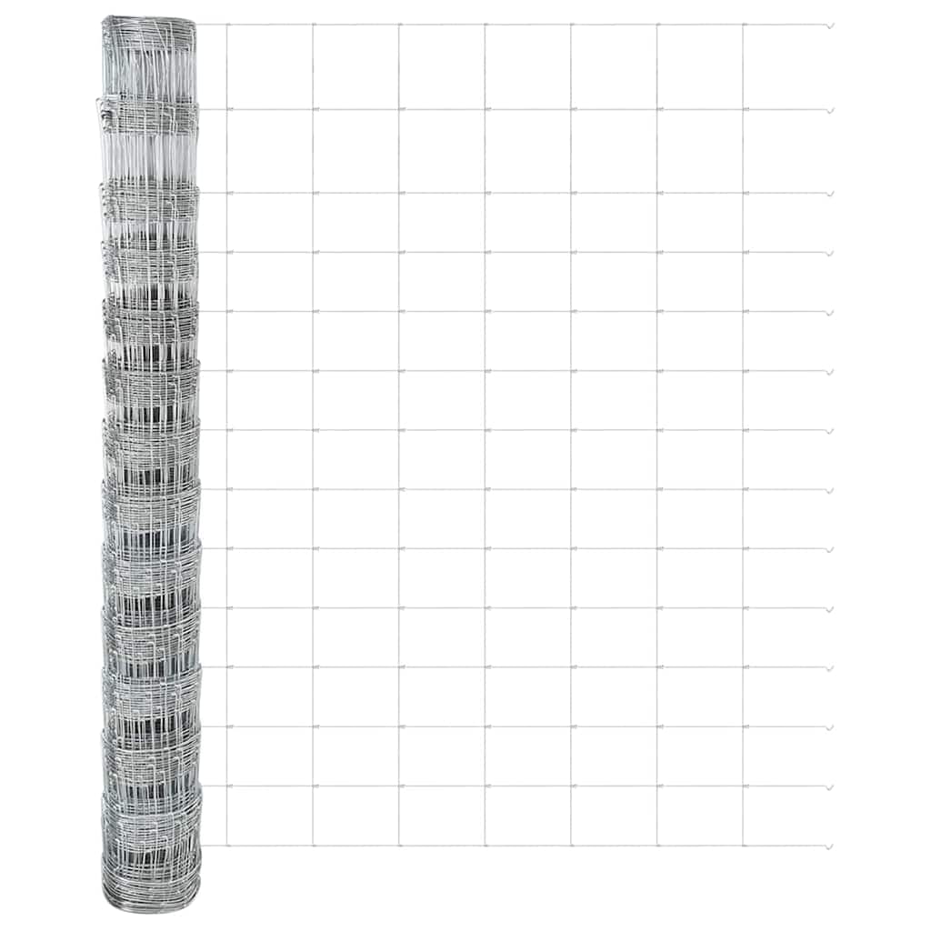 vidaXL Stâlp de gard. Galvanizat 50 x 1,4 m Oțel