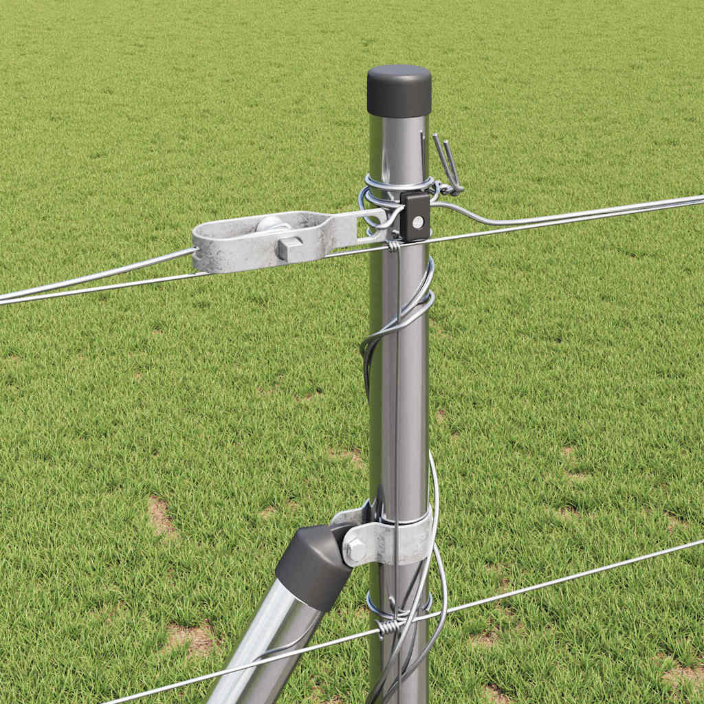 vidaXL Stâlp de gard. Galvanizat 25 x 1,2 m Oțel