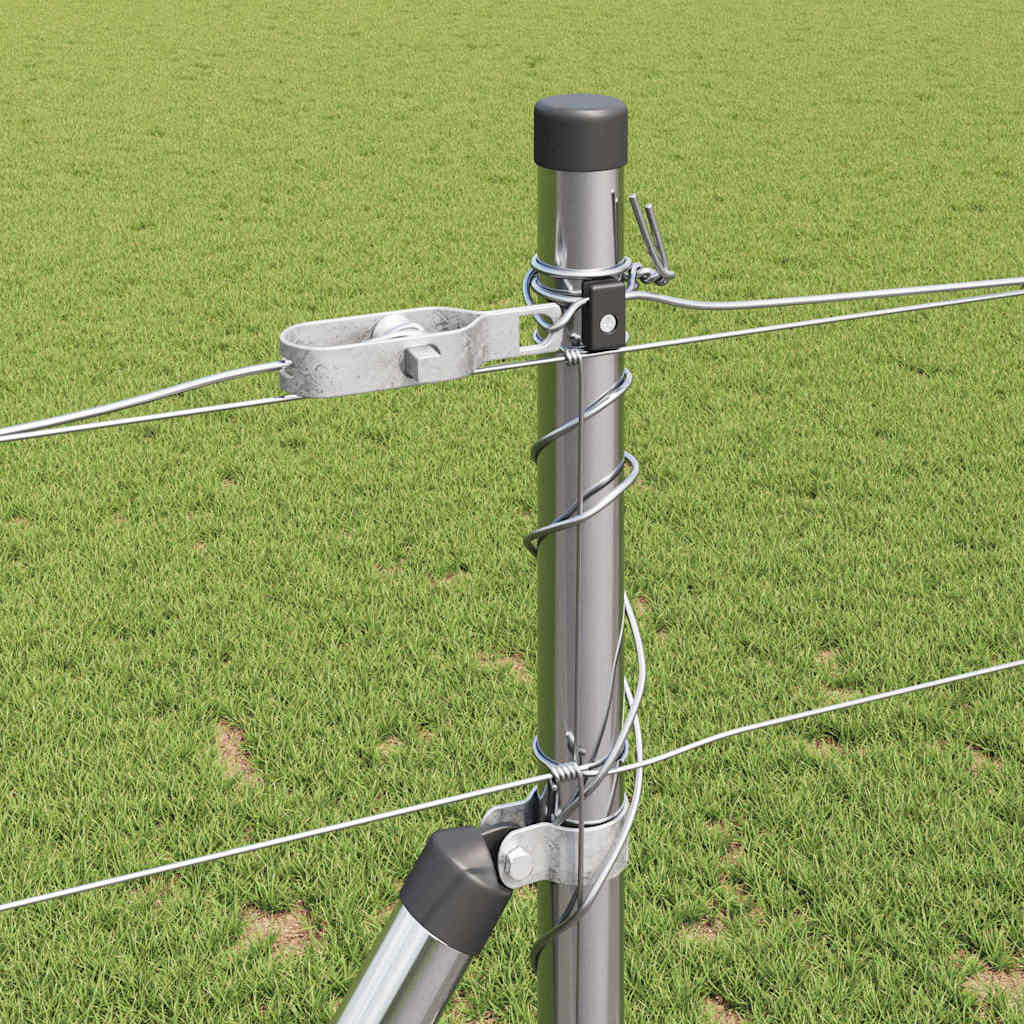 vidaXL Stâlp de gard. Galvanizat 25 x 1,2 m Oțel