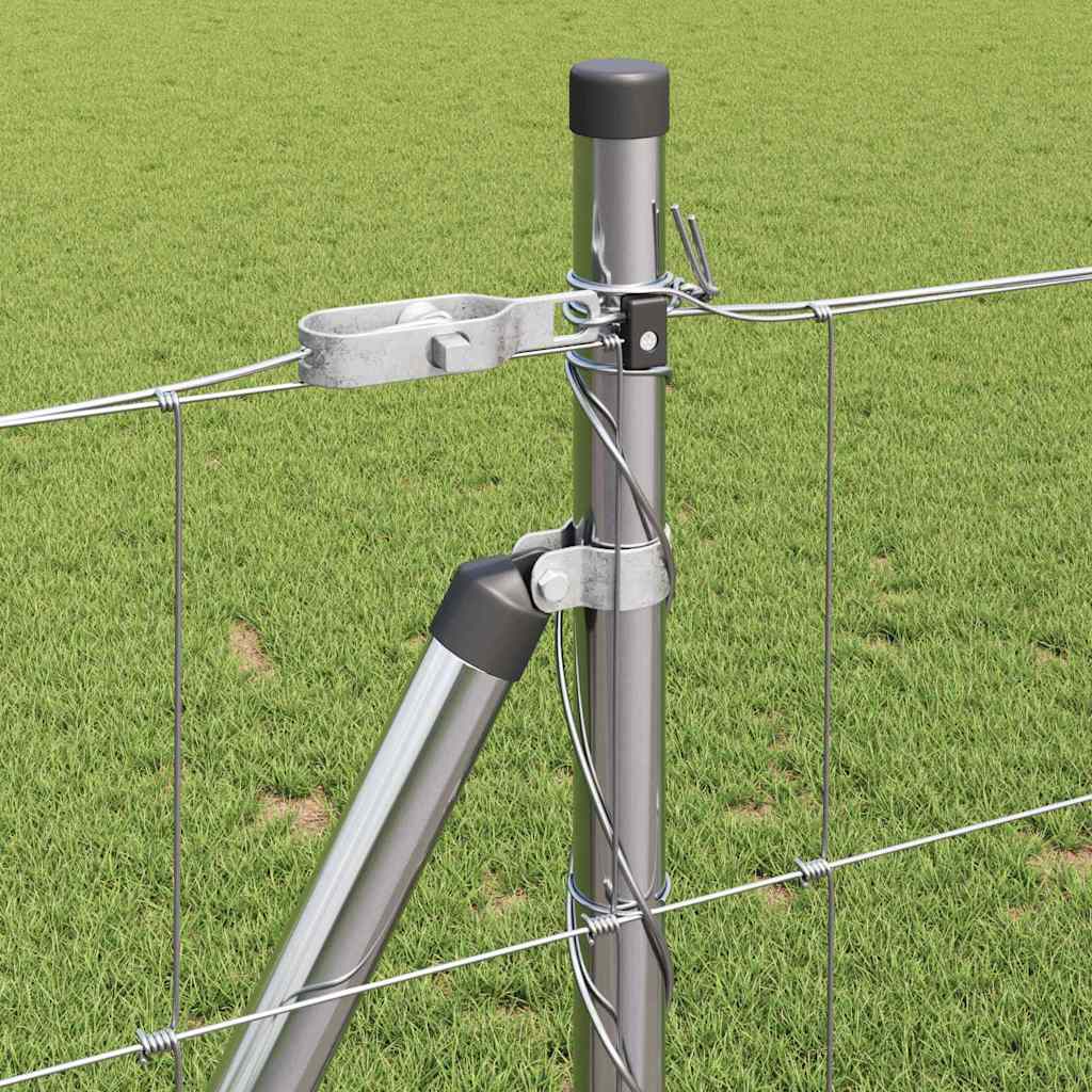 vidaXL Stâlp de gard. Galvanizat 50 x 1 m Oțel