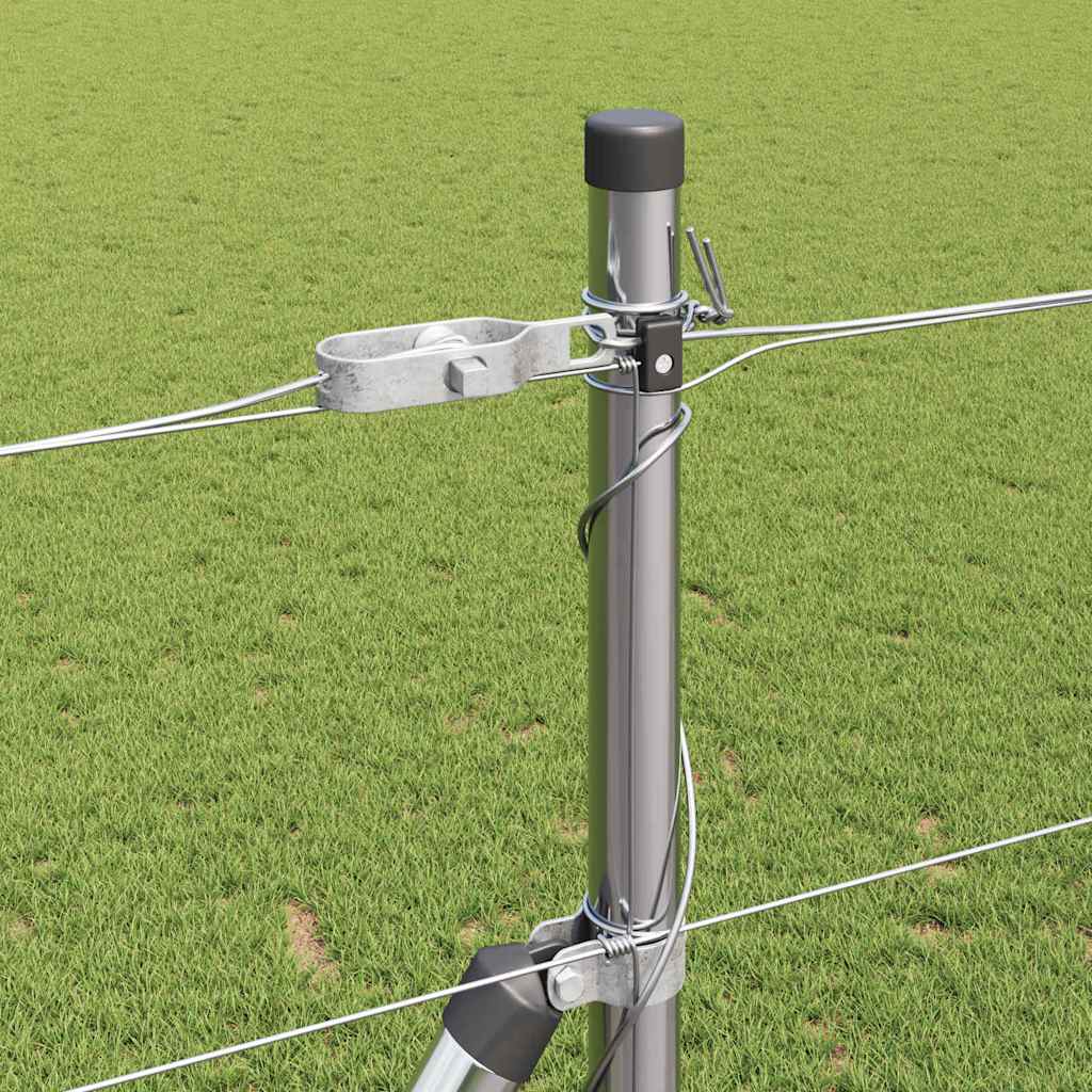 vidaXL Stâlp de gard. Galvanizat 50 x 1,4 m Oțel