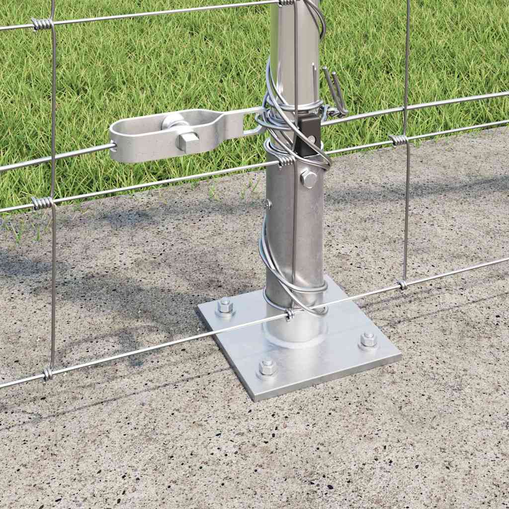 vidaXL Stâlp de gard. Galvanizat 50 x 1,4 m Oțel