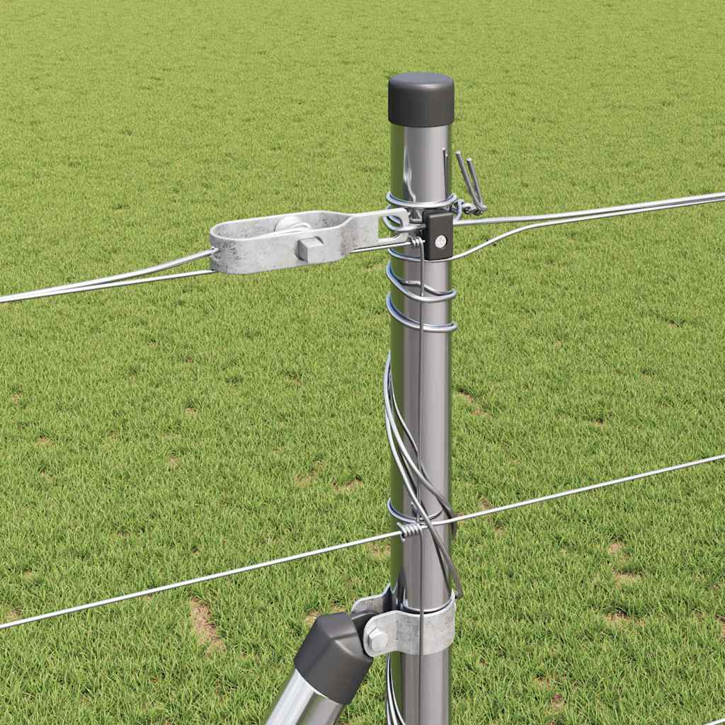 vidaXL Stâlp de gard. Galvanizat 50 x 1,4 m Oțel