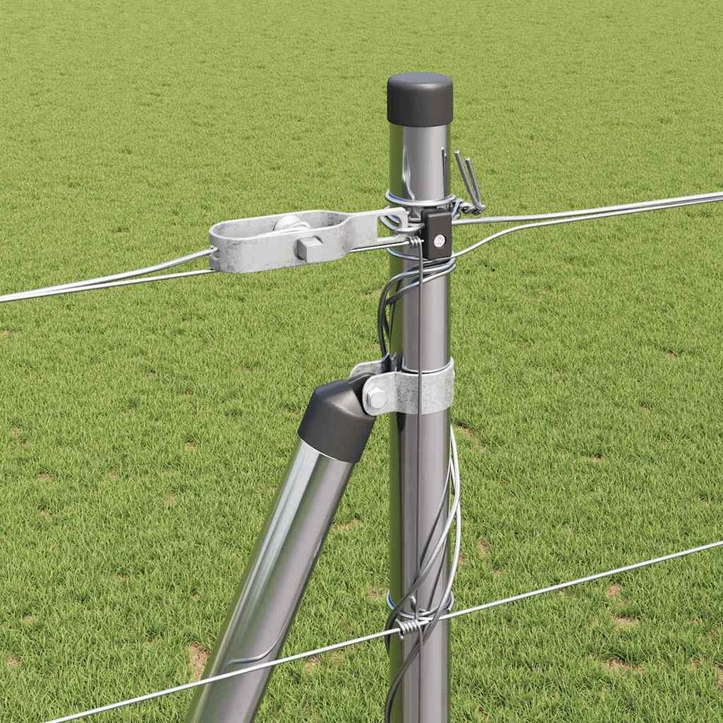 vidaXL Stâlp de gard. Galvanizat 50 x 1,5 m Oțel