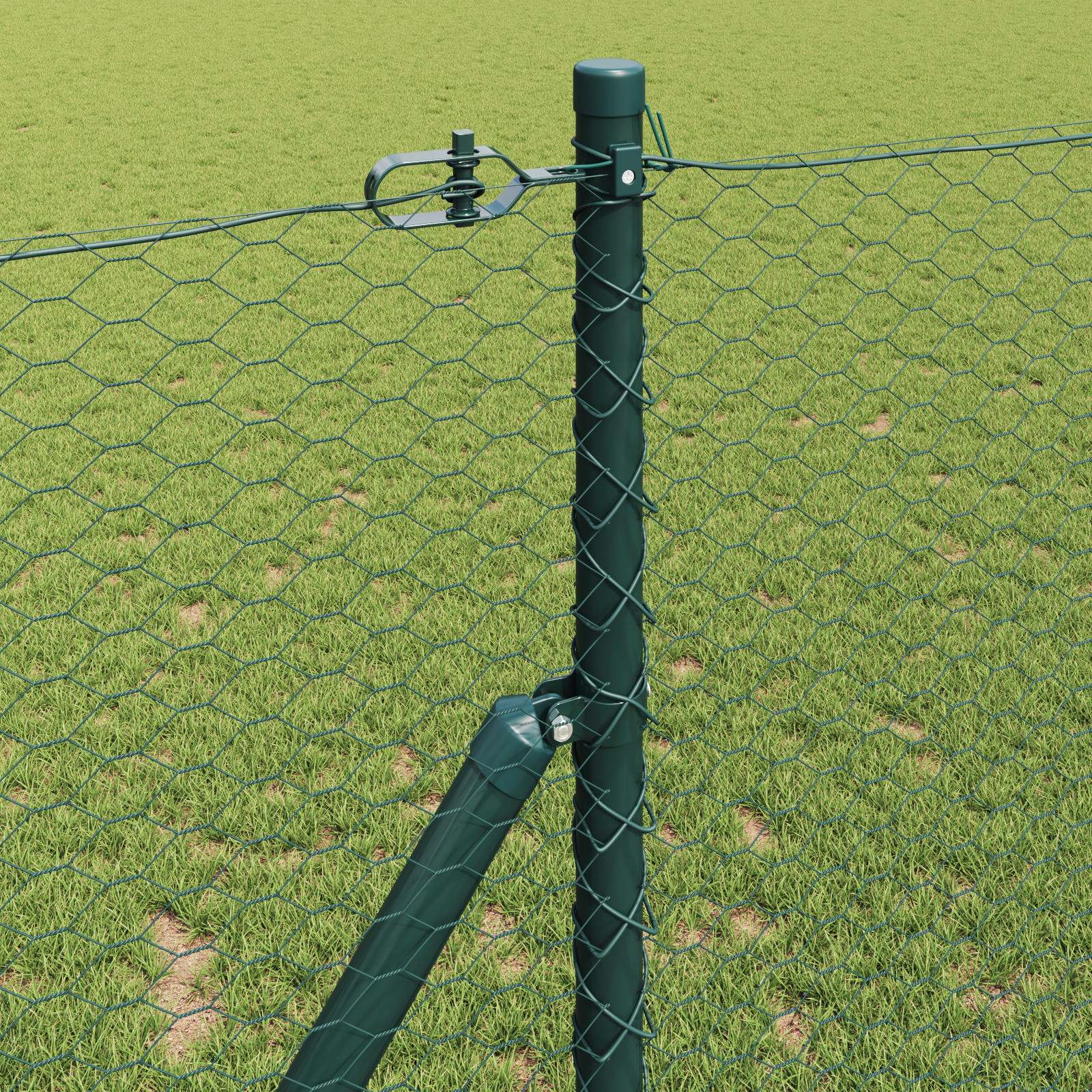 gard hexagonal verde 1x50 m oțel gard hexagonal verde 1x50 m oțel