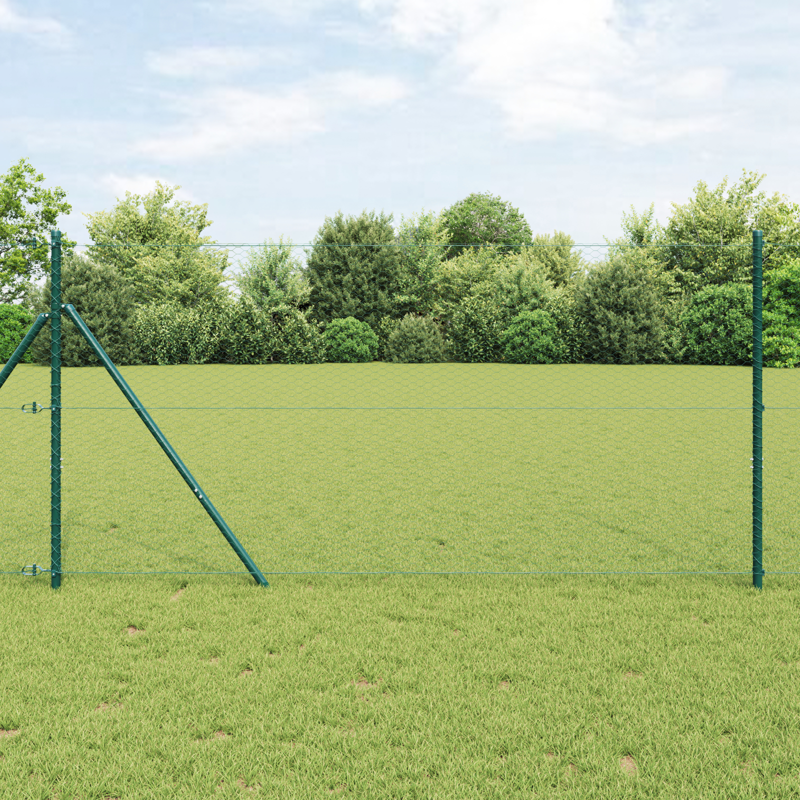 gard hexagonal verde 1x50 m oțel gard hexagonal verde 1x50 m oțel