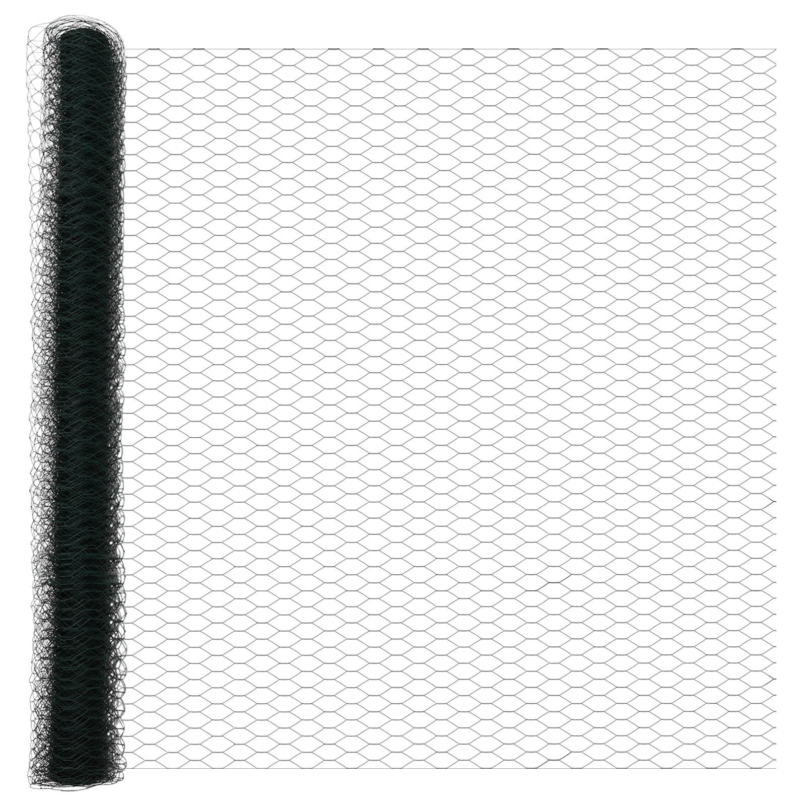 vidaXL Îngrădire cu stâlpi Verde 1.6 x 50 m otel acoperit cu PVC