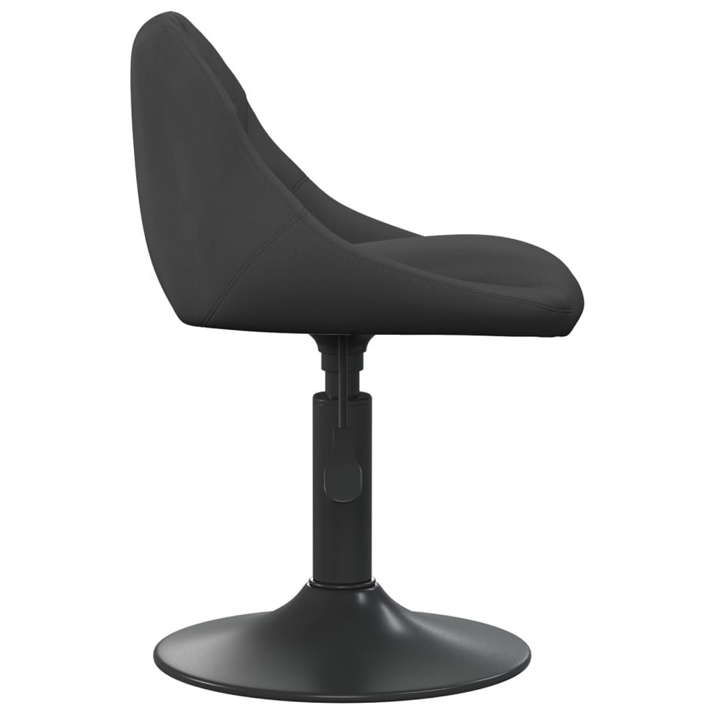 vidaXL Scaun de bar, negru, catifea vidaXL Scaun de bar, negru, catifea