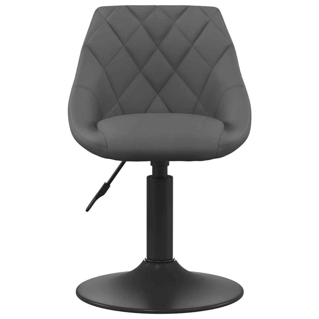 vidaXL Scaun de bar, gri închis, catifea vidaXL Scaun de bar, gri închis, catifea