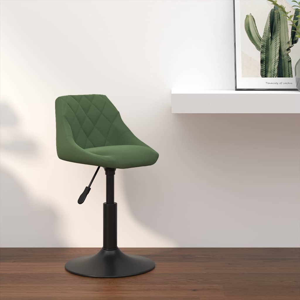 vidaXL Scaun de bar, verde închis, catifea vidaXL Scaun de bar, verde închis, catifea