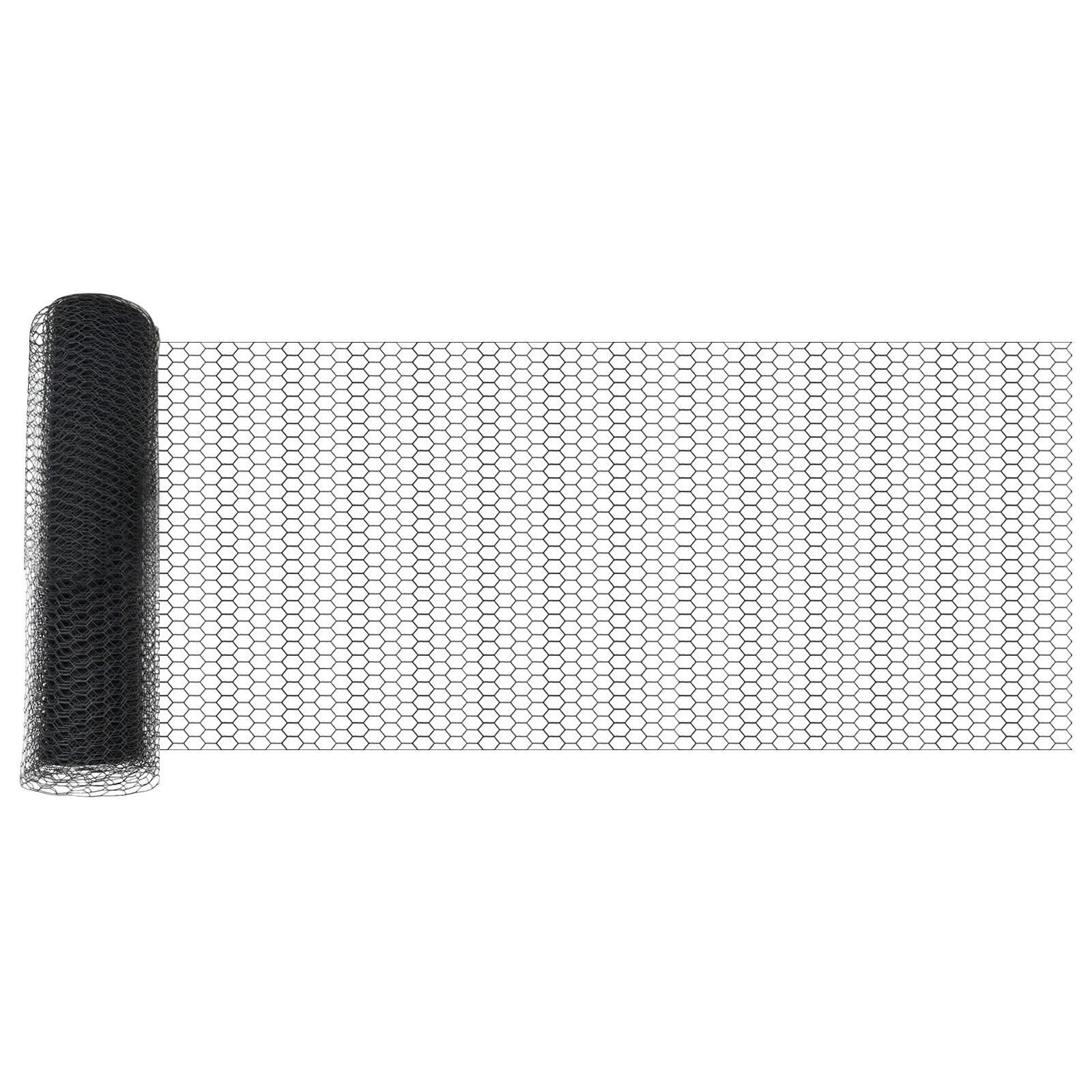 Gard Hexagonal vidaXL Gri 0.5x100 m Oțel