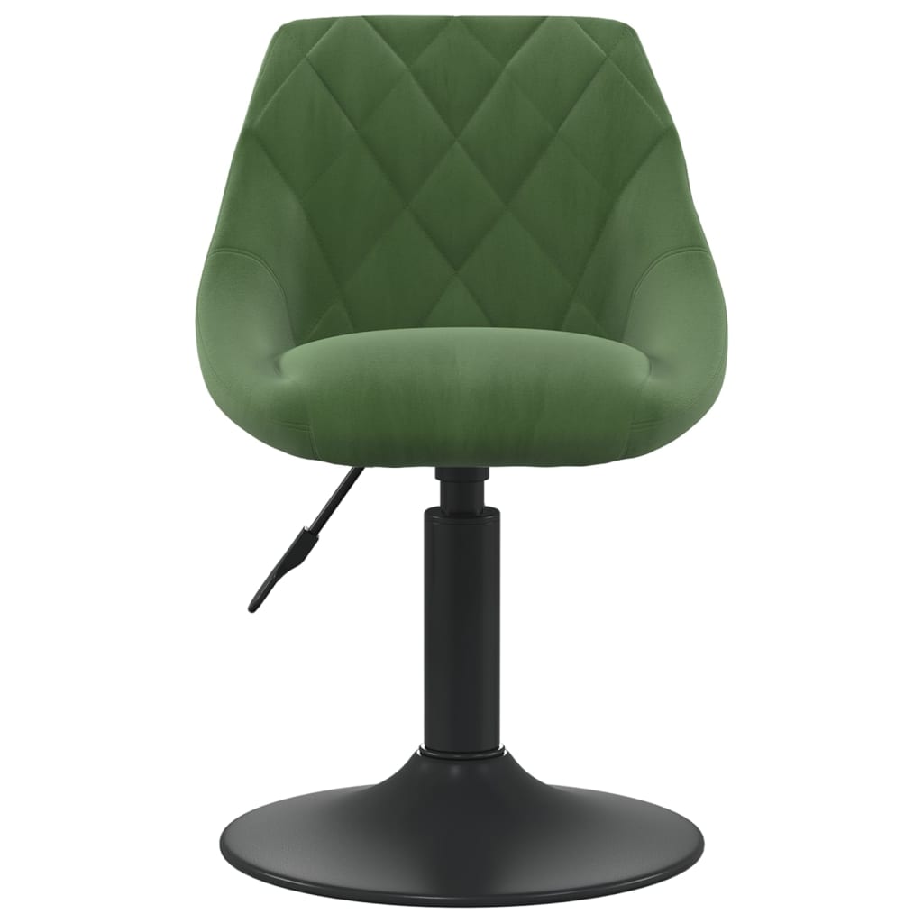 vidaXL Scaune de bucătărie pivotante, 2 buc., verde închis, catifea vidaXL Scaune de bucătărie pivotante, 2 buc., verde închis, catifea