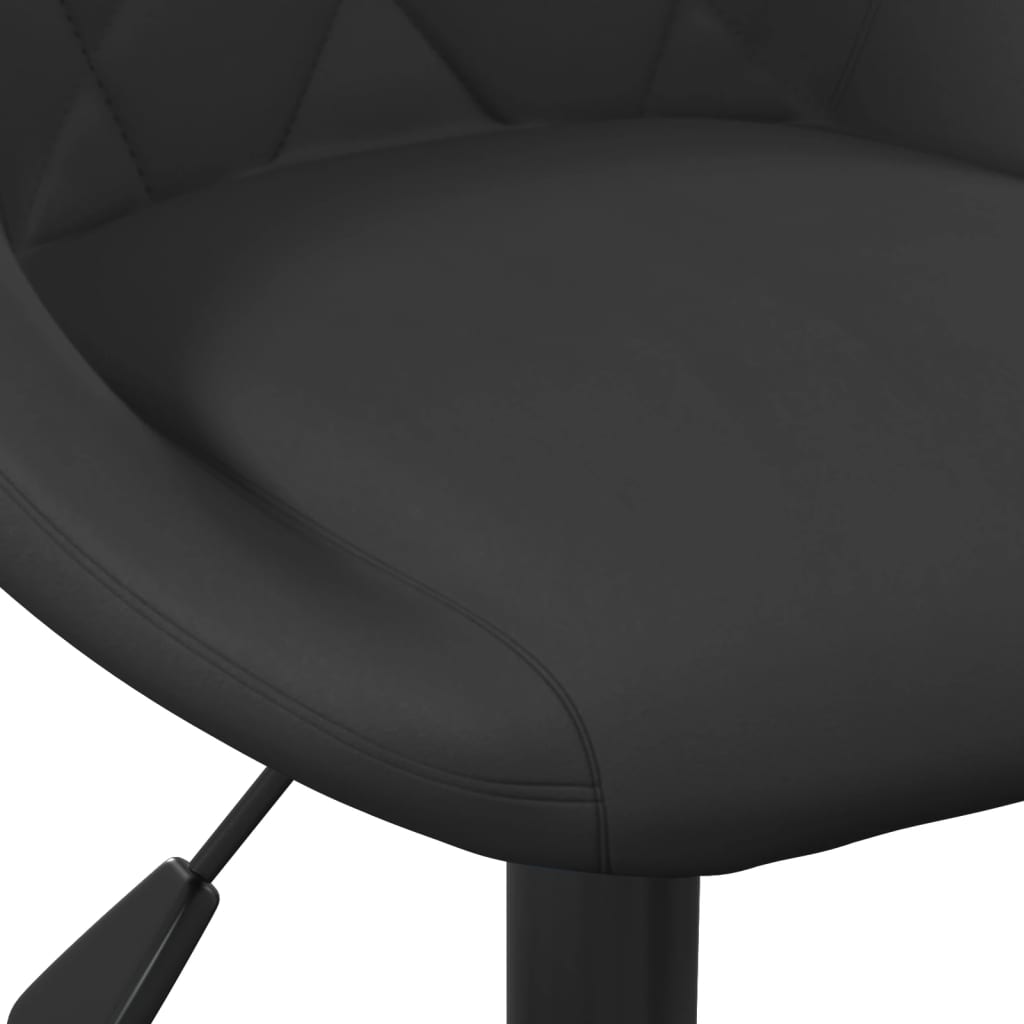 vidaXL Scaun de bar, negru, catifea vidaXL Scaun de bar, negru, catifea