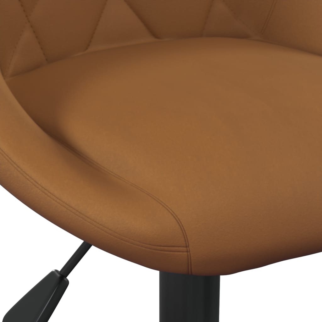 vidaXL Scaun de bar, maro, catifea vidaXL Scaun de bar, maro, catifea