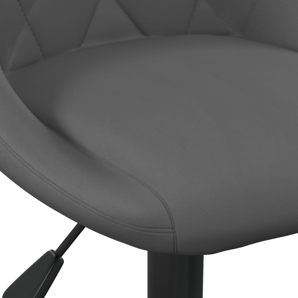 vidaXL Scaun de bar, gri închis, catifea vidaXL Scaun de bar, gri închis, catifea