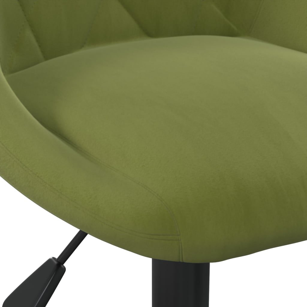 vidaXL Scaun de bar, verde deschis, catifea vidaXL Scaun de bar, verde deschis, catifea