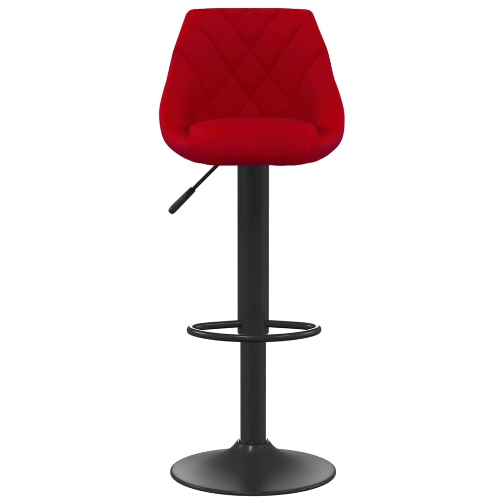 vidaXL Scaun de bar, roșu vin, catifea vidaXL Scaun de bar, roșu vin, catifea