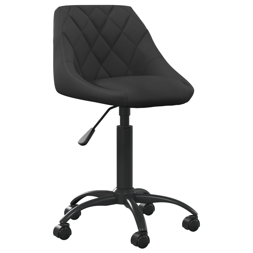 vidaXL Scaun de bucătărie, negru, catifea vidaXL Scaun de bucătărie, negru, catifea