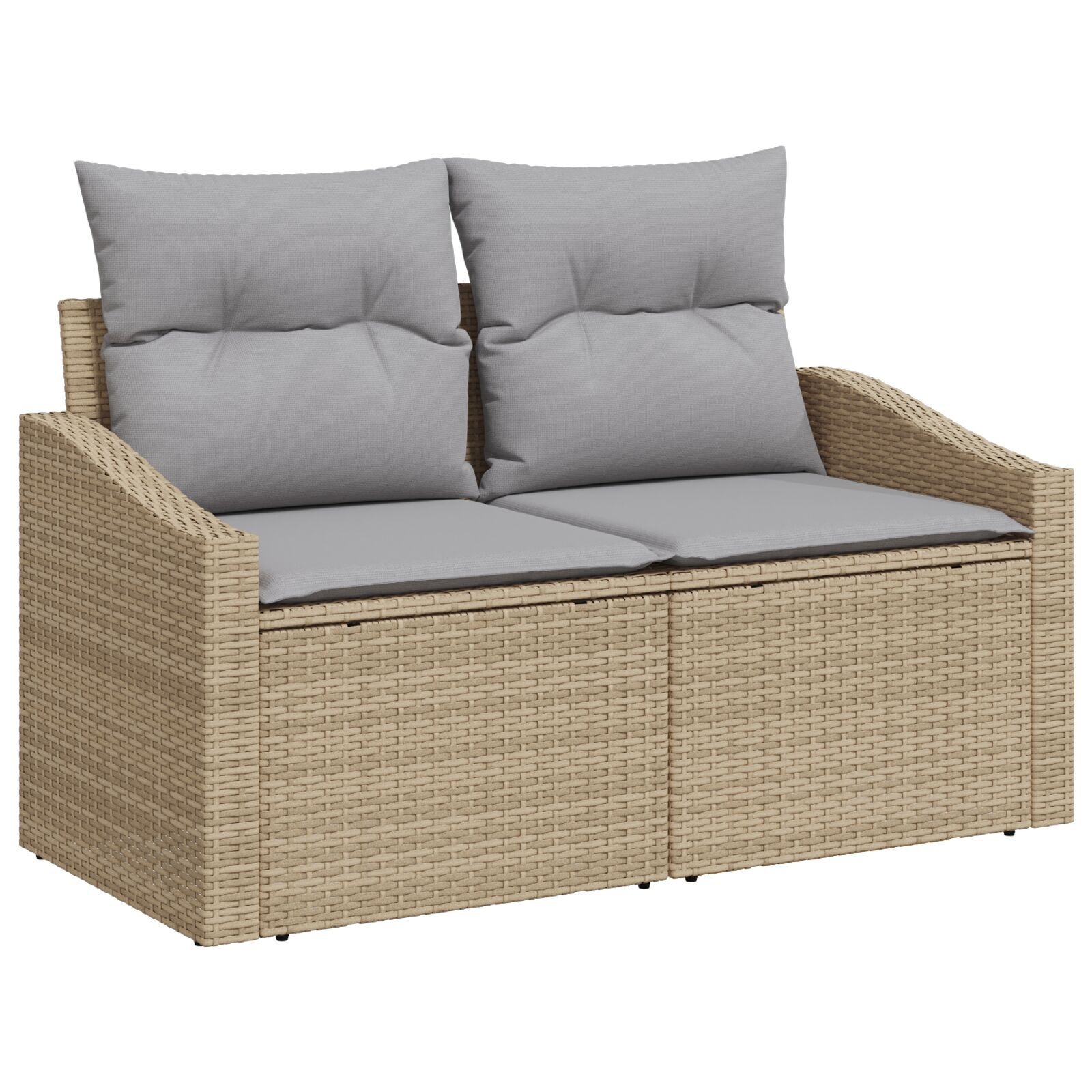 vidaXL Set de canapele pentru grădină 6 pcs bej și gri deschis vidaXL Set de canapele pentru grădină 6 pcs bej și gri deschis