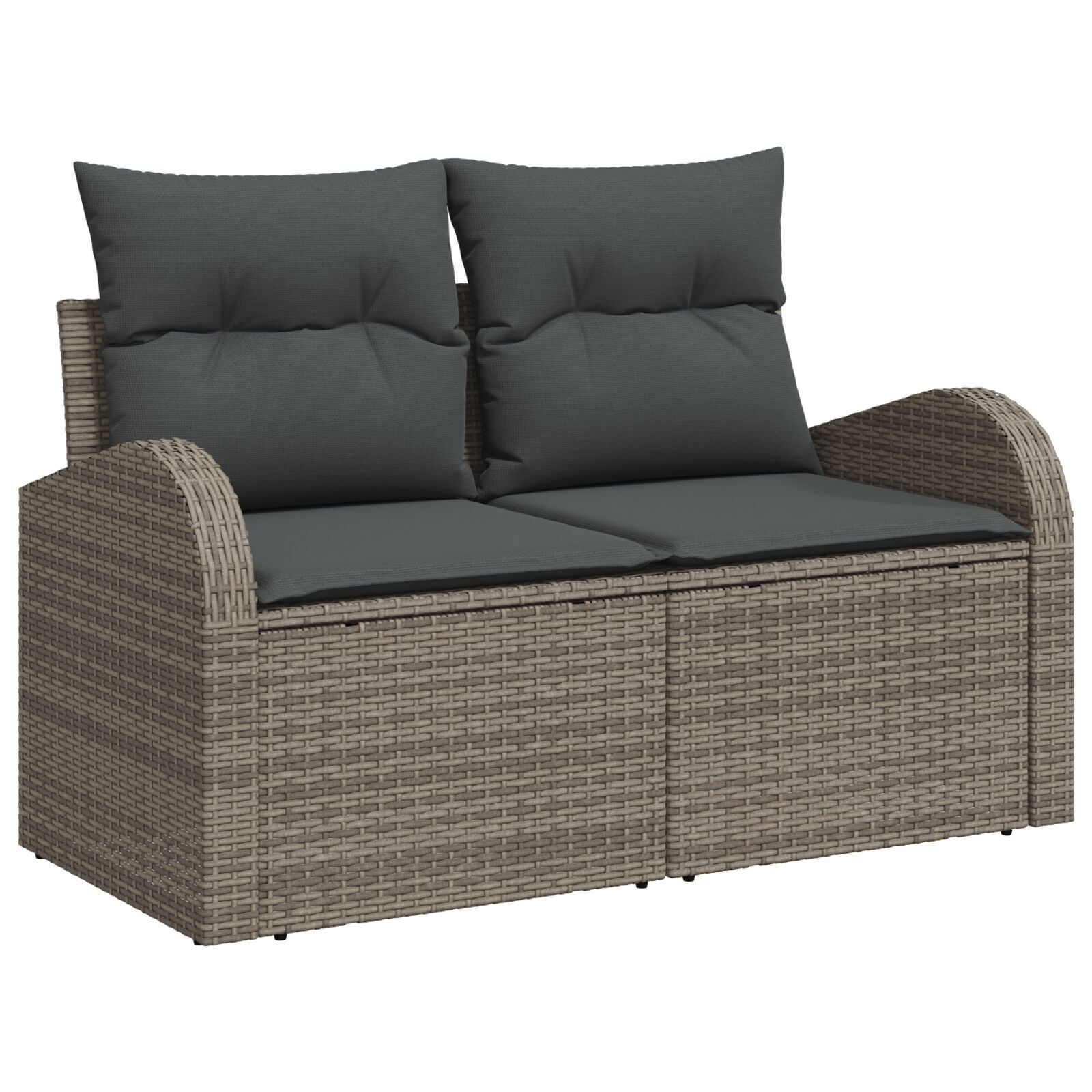 vidaXL Set de canapele pentru grădină 8 pcs Gri 100 x 55 x 73 cm vidaXL Set de canapele pentru grădină 8 pcs Gri 100 x 55 x 73 cm