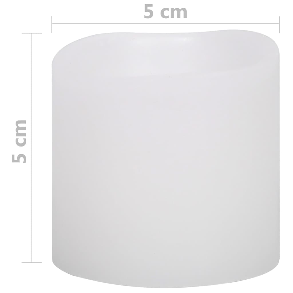 vidaXL Lumânări LED electrice, 24 buc., alb cald vidaXL Lumânări LED electrice, 24 buc., alb cald