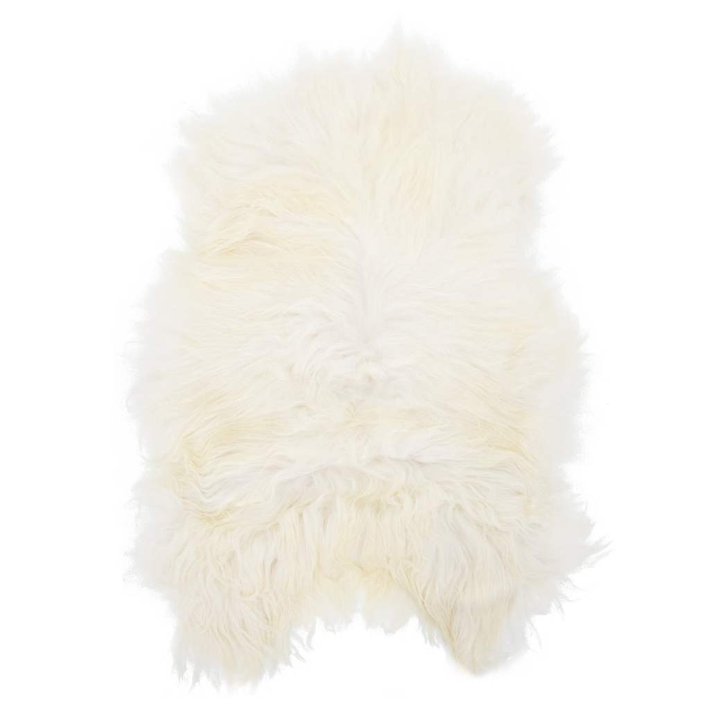 vidaXL Husă de scaun piele de oaie islandeză, crem, 70x110 cm vidaXL Husă de scaun piele de oaie islandeză, crem, 70x110 cm
